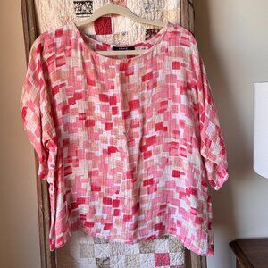 Charlie B Cotton Gauze Flowy Top